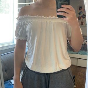American Rag white off the shoulder top